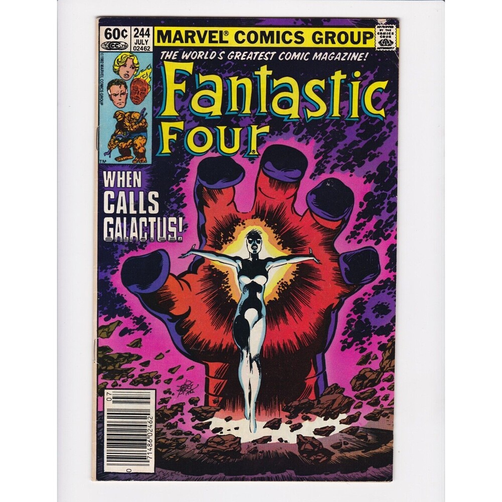 FANTASTIC FOUR #244 Marvel 1982 Key 1st app of Frankie Ray as NOVA Later Herald